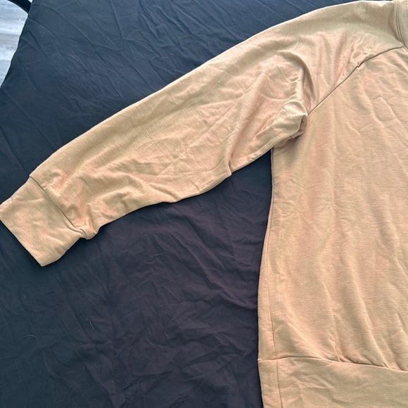 Workshop Republic Clothing Tan V-Neck Top women’s xl - Picture 3 of 14